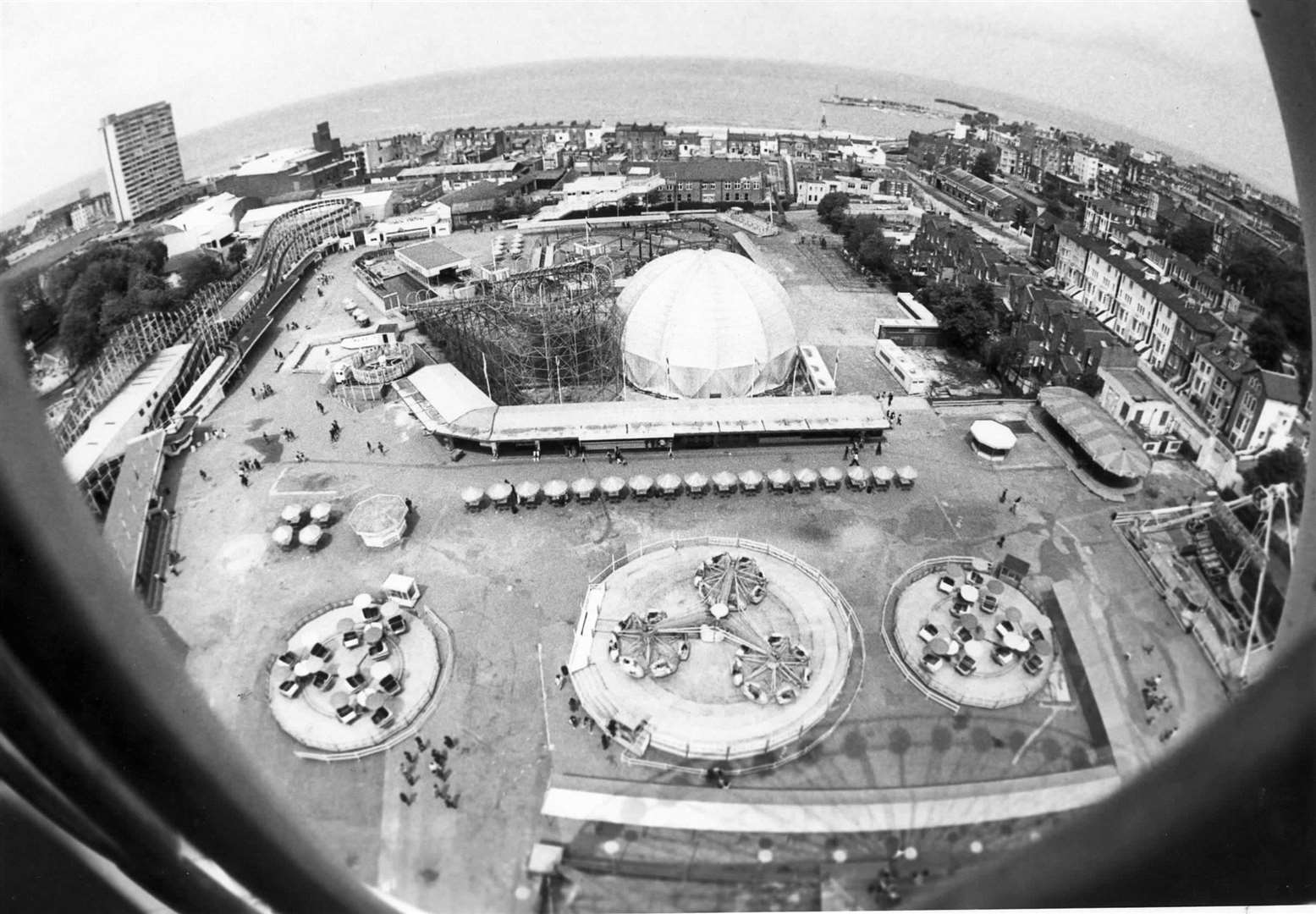 The Margate theme park in 1983 hosted a range of white-knuckle rides