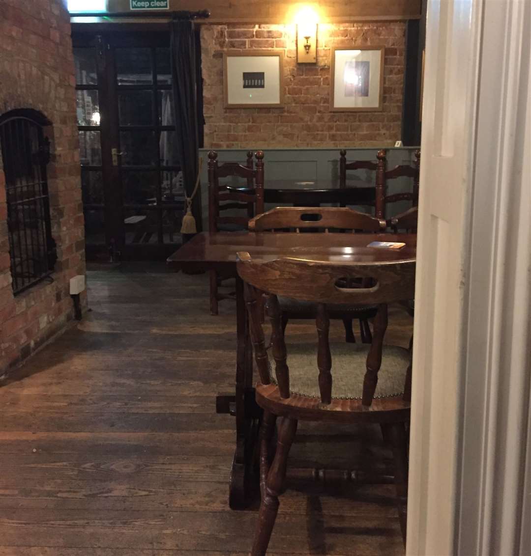 Stripped floorboards, natural brick and sensible furniture – the pub is well maintained and cared for