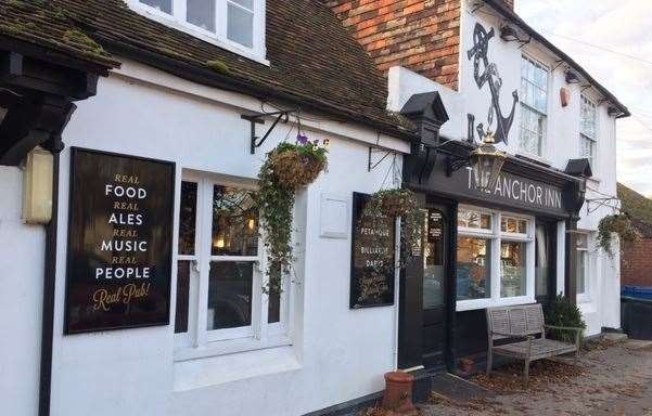 The Anchor Inn on Wingham High Street is a real gem right at the heart of the community