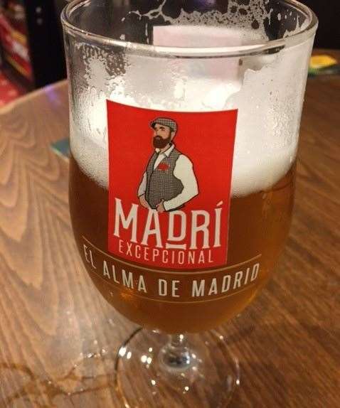 The best thing about the evening. It hasn’t been around all that long but if you can find Madri on tap it compares favourably to the vast majority of lagers