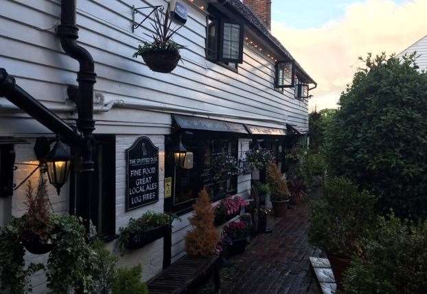 The Spotted Dog is a beautiful 15th century country inn, full of character, on Smarts Hill in picturesque Penshurst - just six miles from Tunbridge Wells