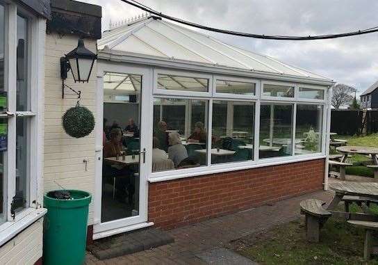 The most popular area in the pub for diners, the conservatory at the back wasn’t quite my cup of tea
