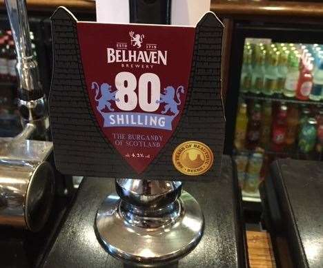 The bar staff should be checking their drinks – the 80 Shilling tasted like vinegar
