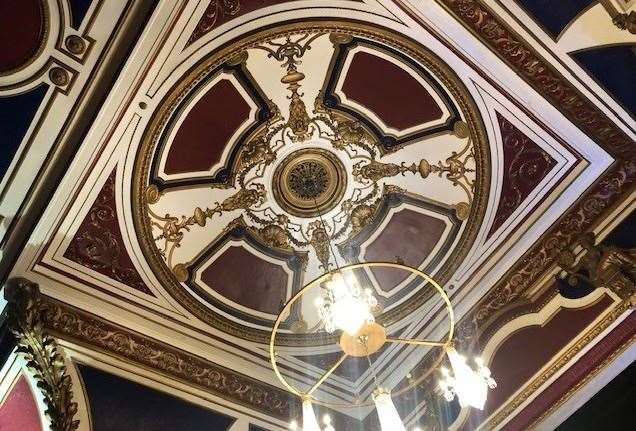 Pub ceilings aren’t always worth looking up for, but this one certainly is