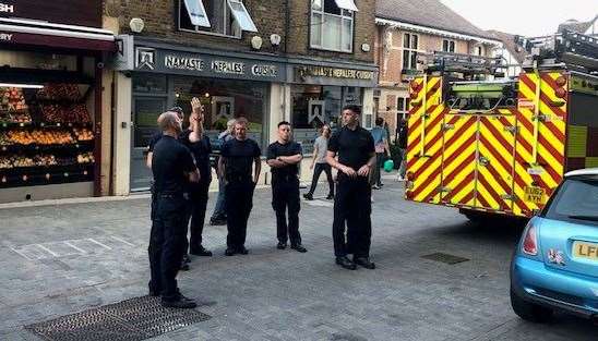 When a full fire crew arrived outside the pub, for a moment I wondered if it was an elaborate booking by one of the hen parties