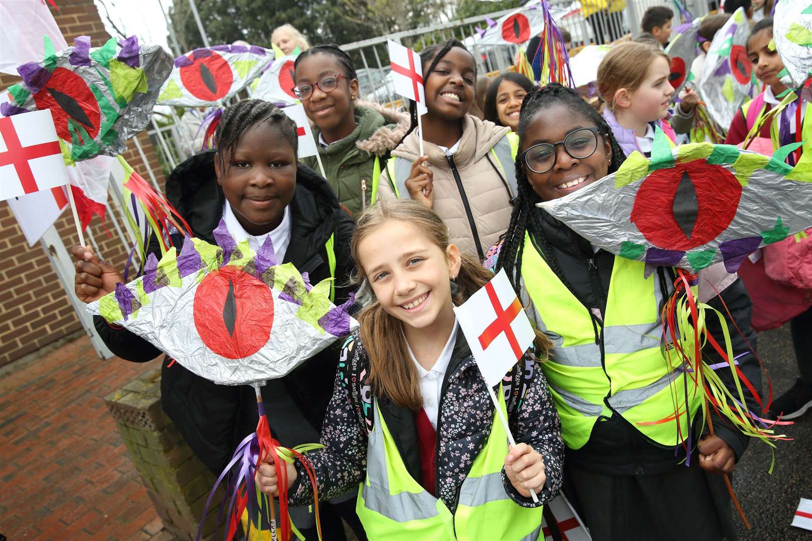 Dartford and Gravesham schools will take part the St George's Day parade. Picture: Cohesion Plus