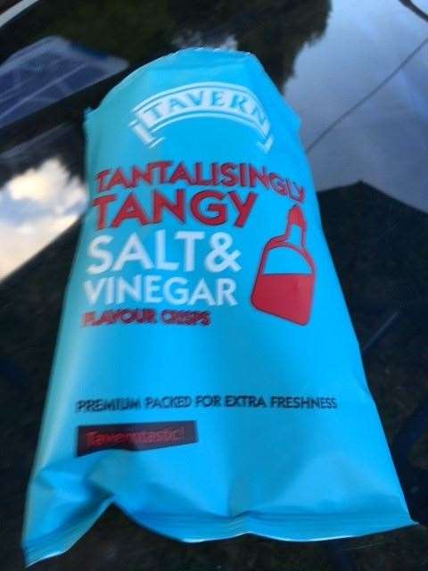 The salt and vinegar crisps at the North Pole were so tangy I wasn’t even able to concentrate on taking a decent photo!