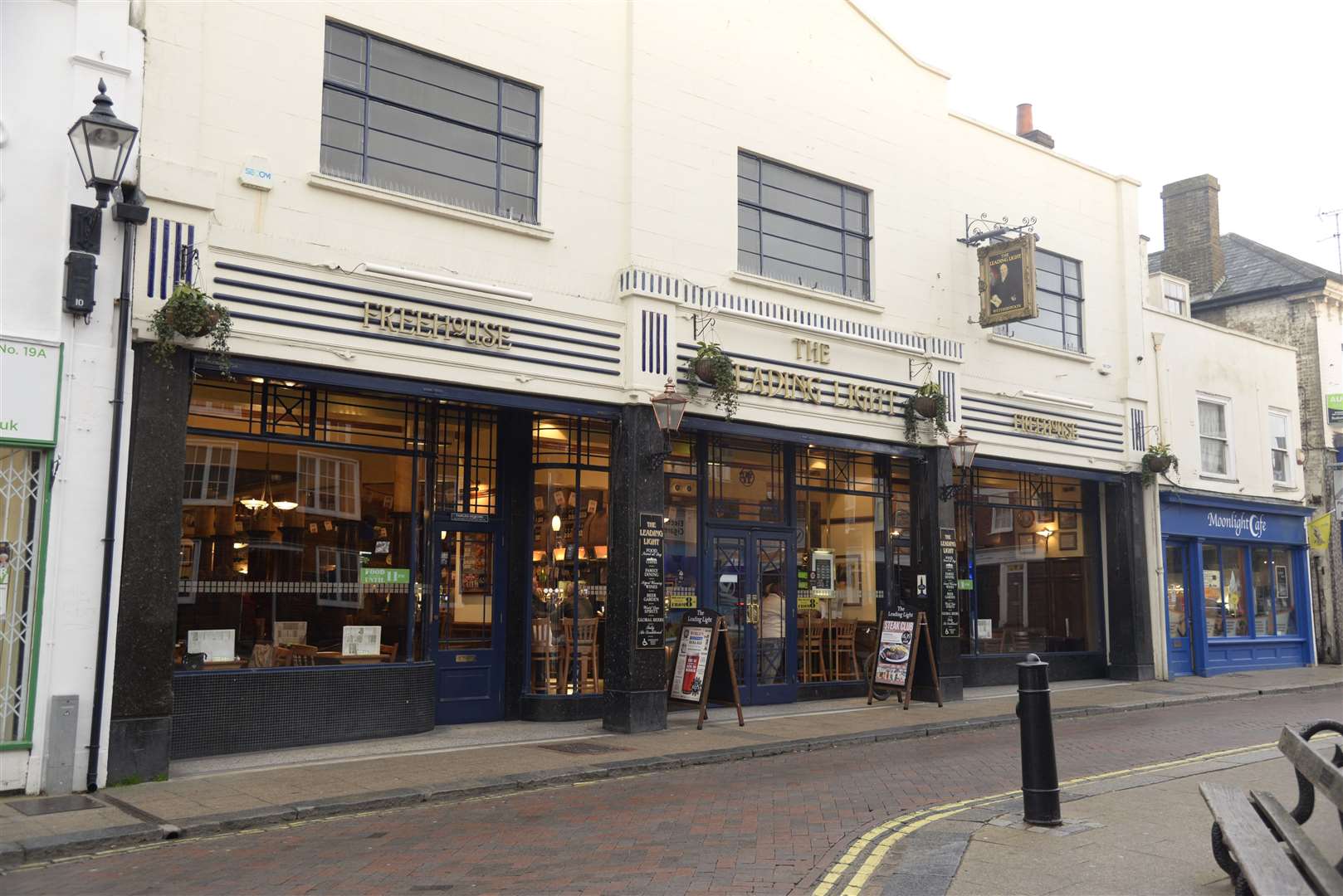 Like so many Wetherspoon pubs, The Leading Light sits in the centre of town in a carefully restored old building – in this case you get two for the price of one, a butchers and a furniture store