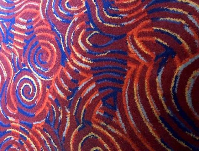 I know there’s a major pub chain which makes a thing about the designs on its carpets, but this one would take some beating