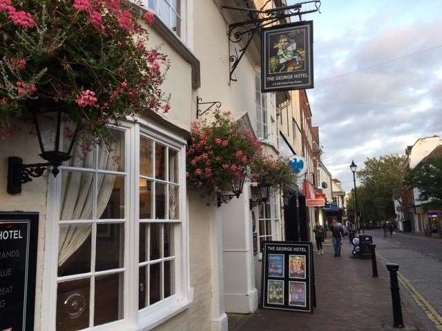 The George Inn on the High Street in Ashford is the town’s oldest coaching inn and from the outside looks the part – sadly the punters inside feel it has lost its way