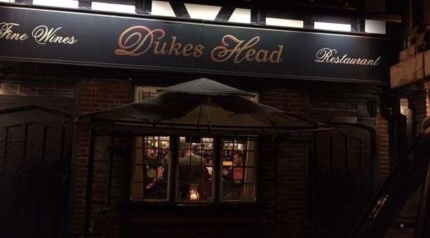 The original Dukes Head pub was next to the road but it was rebuilt to create a car park at the front