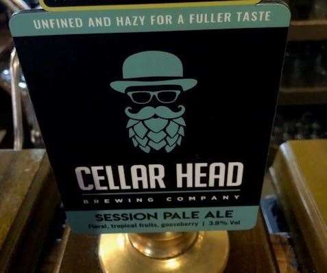 Brewed 15 miles down the road, the Cellar Head session pale ale is an excellent pint.
