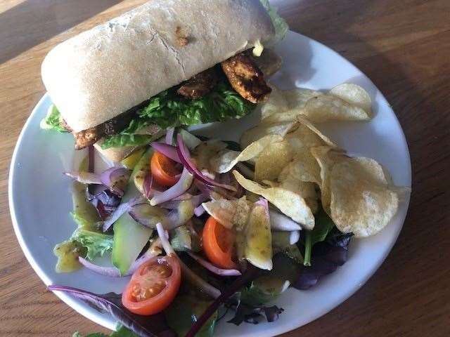 Mrs SD chose a piri piri chicken ciabatta and insisted I try a bite so I could testify to just how tangy and tasty it was