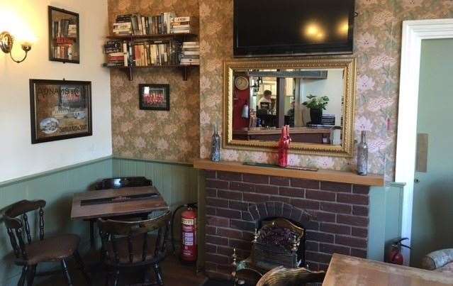 For anyone looking for a quiet chat away from the distraction of the pool table or the regulars on stools at the bar there’s a small room to the right of the pub