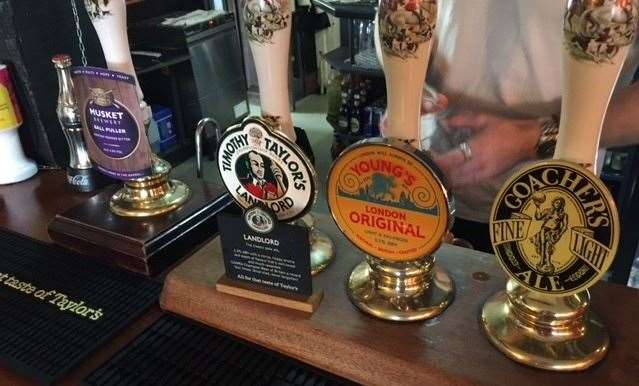 There was a good selection of beers on offer and with these four all available on tap it wasn’t an easy decision