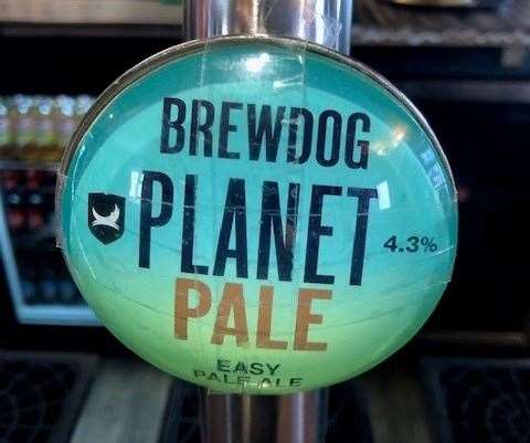 I didn’t go this route, but for those in the mood there is Brewdog’s 4.3% Planet Pale on draught