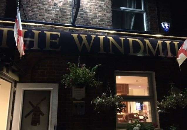 The lights were on and there was someone at home – in fact, at The Windmill in Burham it felt as if I had walked into someone’s home