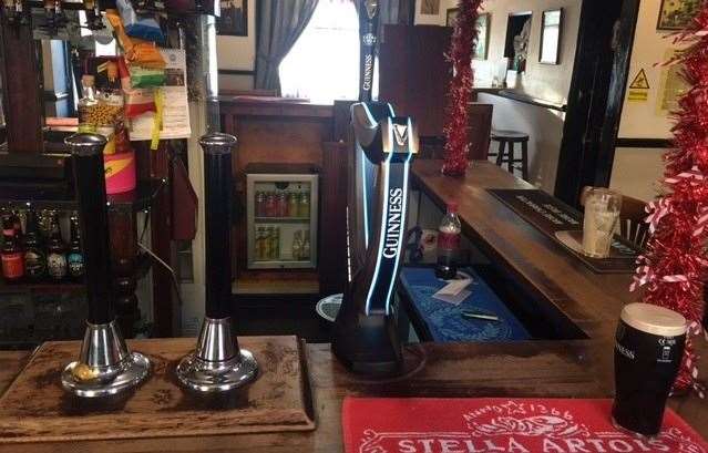 I did ask if the two pumps visible on the left hand side of this picture were in action but the barmaid just laughed and said they hadn’t worked for years and years