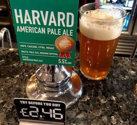 Straight out of south east London, I decided to start, and finish, with a Harvard American Pale Ale from Southwark Brewery