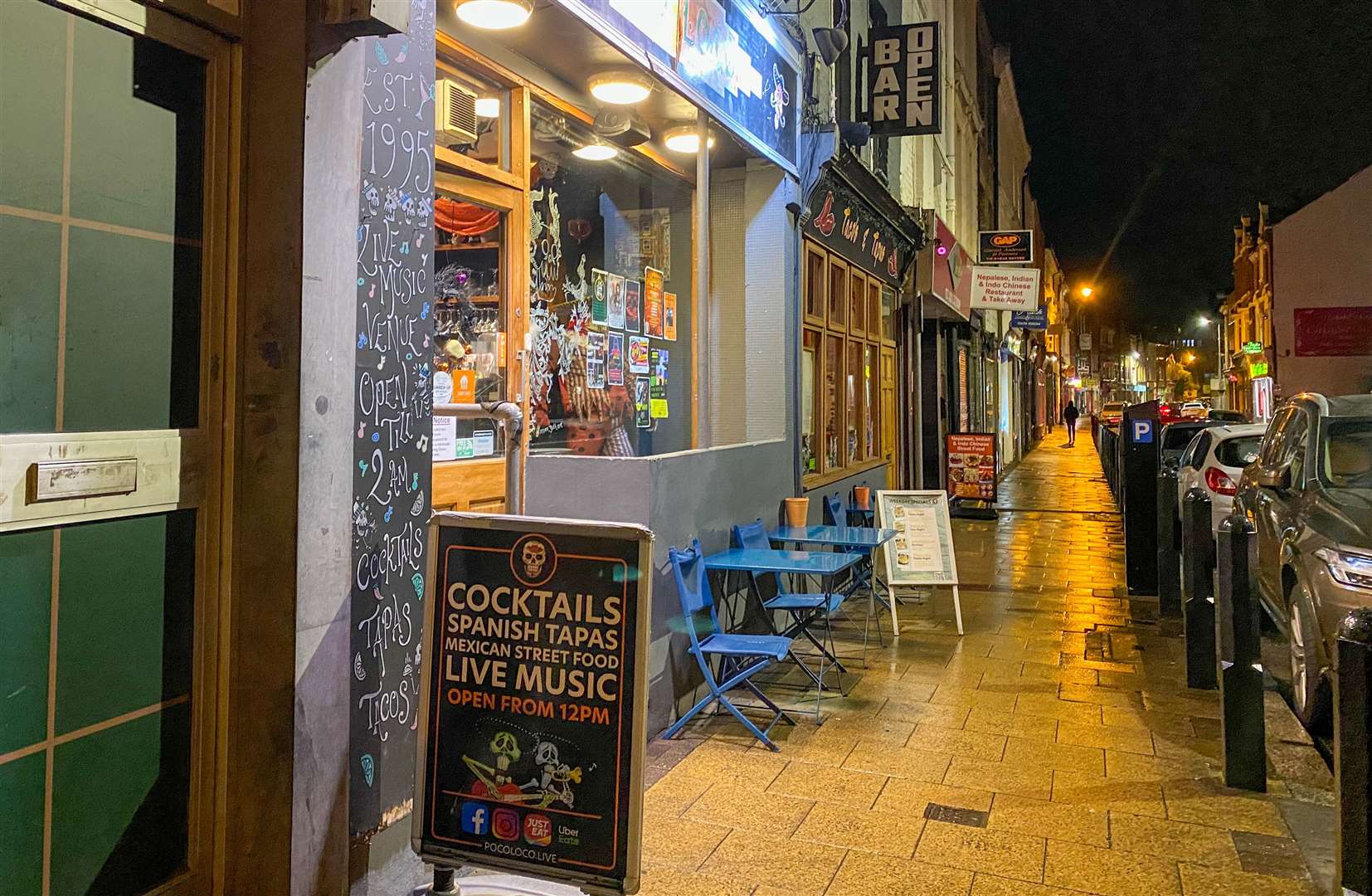 While the bar and restaurant might not get much footfall where it is, it’s definitely worth a visit – especially on tapas night