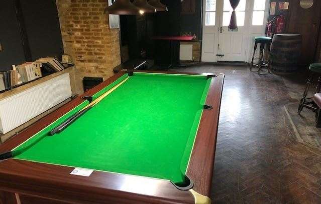 The Apprentice and I felt it would have been rude not to play a few frames of pool – although I’m keeping stumm regarding the result!